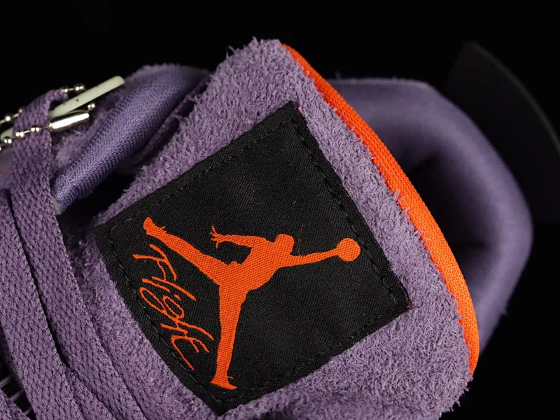All categories Air Jordan Jordan series basketball shoes Air Jordan 4 Air Jordan 4 Retro "Canyon Purple" AJ4 Joe 4 purple suede basketball shoes AQ9129-500
